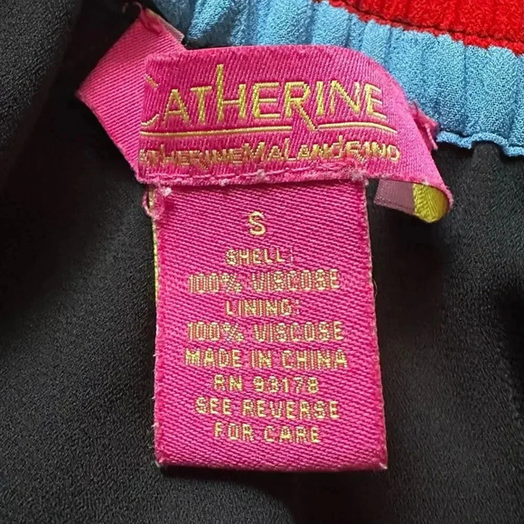 Catherine Malandrino Multicolor Slit Skirt Size Small - Picture 7 of 8